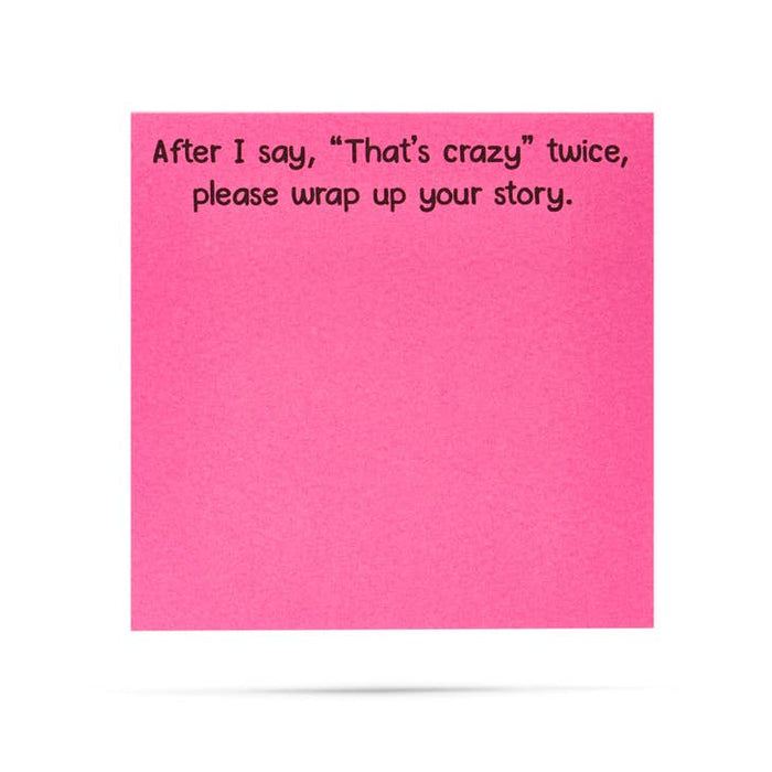THAT'S CRAZY STICKY NOTES
