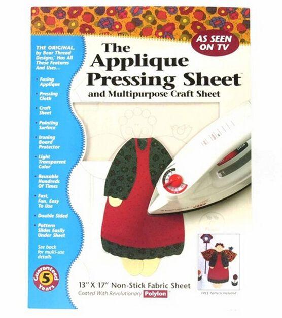 THE APPLIQUE PRESSING SHEET