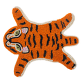 TIGER BEADED COASTERS, Set of 4