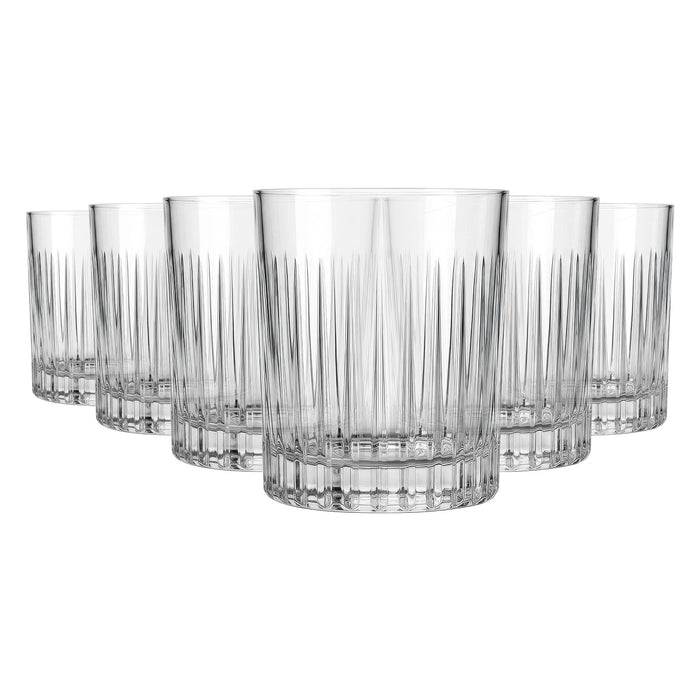 360ml Timeless Crystal Double Whisky Glasses - Pack of 6