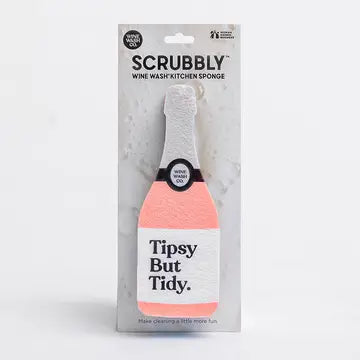 TIPSY BUT TIDY SCRUBBLY SPONGE