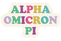Tumbler Magnet- Alpha Omicron Pi