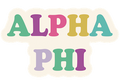 Tumbler Magnet- Alpha Phi