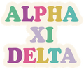Tumbler Magnet- Alpha Xi Delta