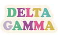 Tumbler Magnet- Delta Gamma