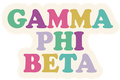 Tumbler Magnet- Gamma Phi Beta