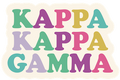 Tumbler Magnet- Kappa Kappa Gamma
