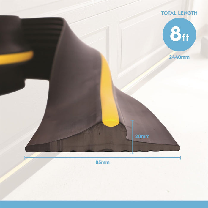 Universal Garage Door Seal Strip - 8ft / 2.44m