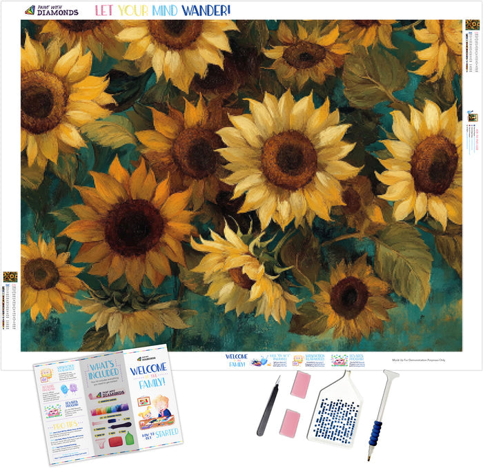 Vibrant Bouquet Of Sunflowers