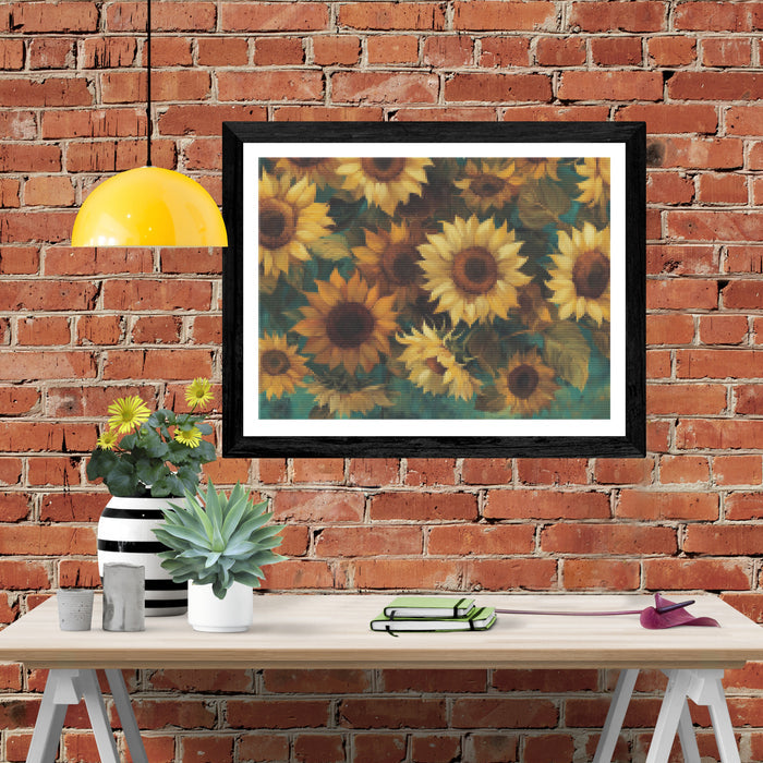 Vibrant Bouquet Of Sunflowers