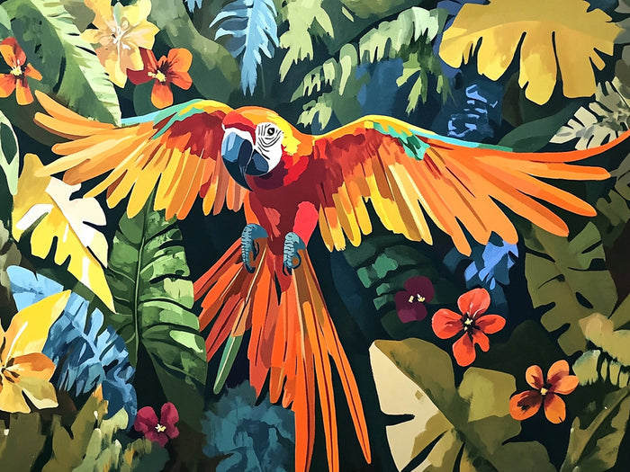 Vibrant Energy Of A Tropical Forest