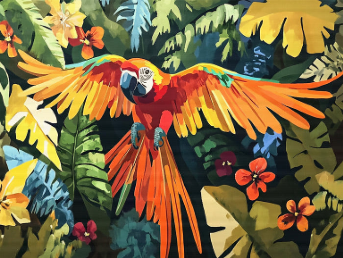 Vibrant Energy Of A Tropical Forest