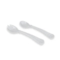 VIDA HAVANA LARGE SALAD SERVERS, WHITE