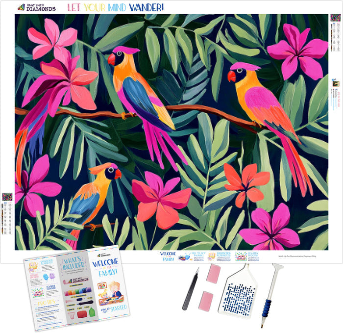 Vivid Jungle Scene