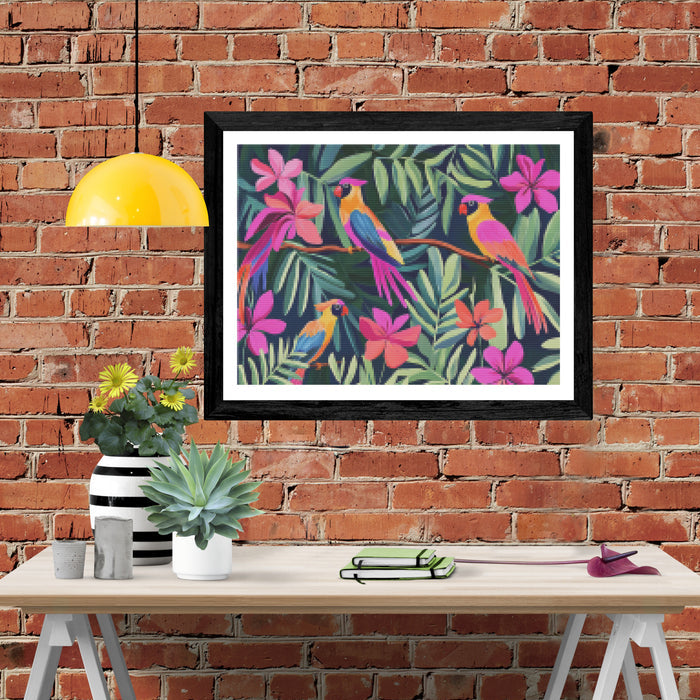 Vivid Jungle Scene