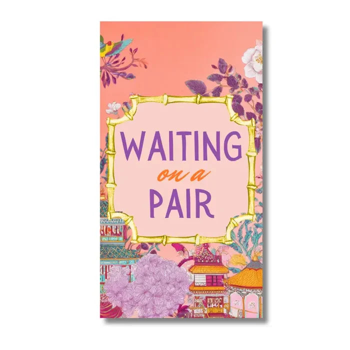 WAITING CHINOISERIE GUEST NAPKINS