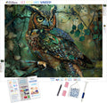 Watchful Owl Perched On A Branch