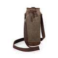 WAXED CANVAS WINE TOTE, GREEN