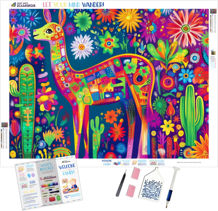 Whimsical Llama