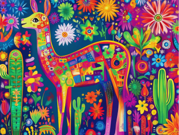 Whimsical Llama