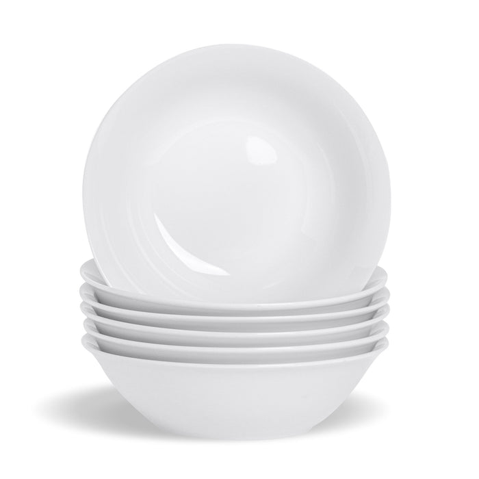 Argon Tableware 6 Classic China Breakfast Cereal Bowls - 177mm
