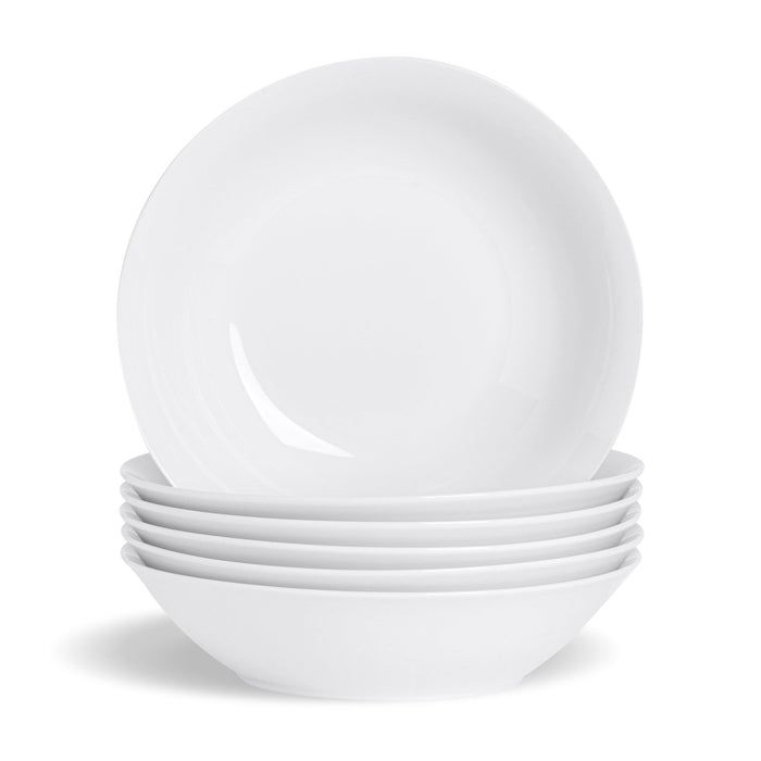 Argon Tableware 6 Classic China Pasta Serving Bowls - 253mm