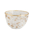 WHITE GOLD TORTOISE DIP BOWL