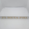 White Linen Memory Book- Pi Beta Phi