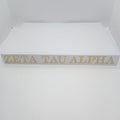 White Linen Memory Book- Zeta Tau Alpha