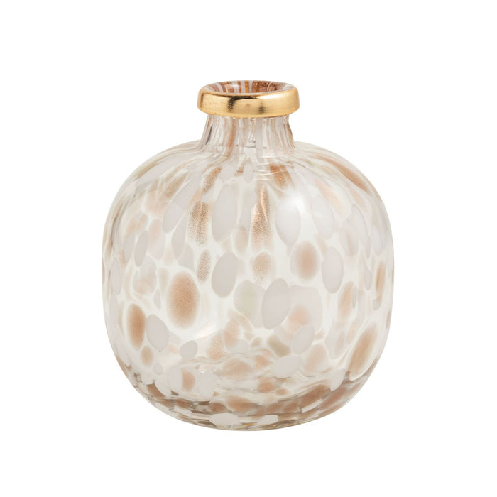 WHITE TORTOISE VASE, LARGE