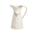 WHITE TULIP PITCHER