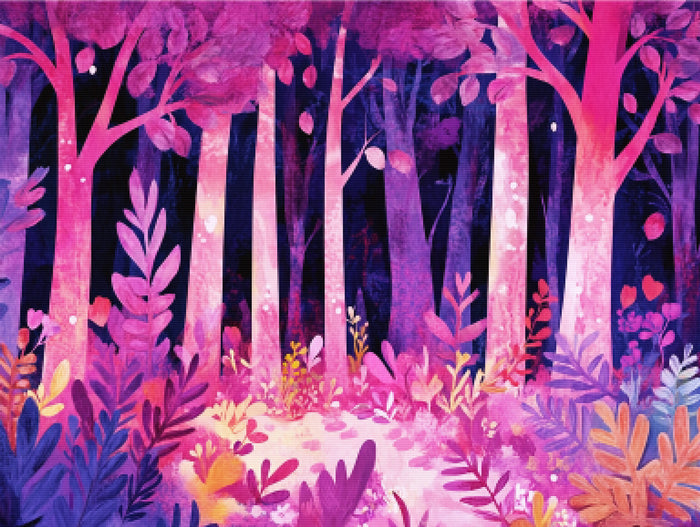 Wildflowers In Vivid Pinks