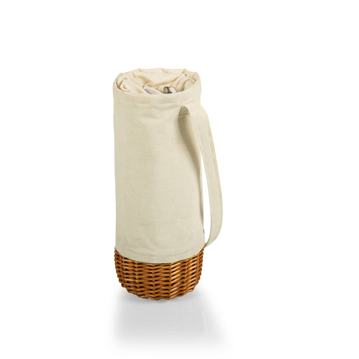 WINE BOTTLE BASKET, BEIGE