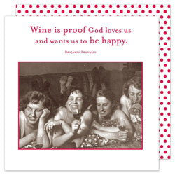 WINE IS PROOF NAPKIN