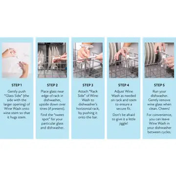 WINE WASH DISHWASHER ATTACHMENT