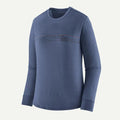Patagonia L/s Cap Cool Merino Blend Graphic Shirt Current Blue
