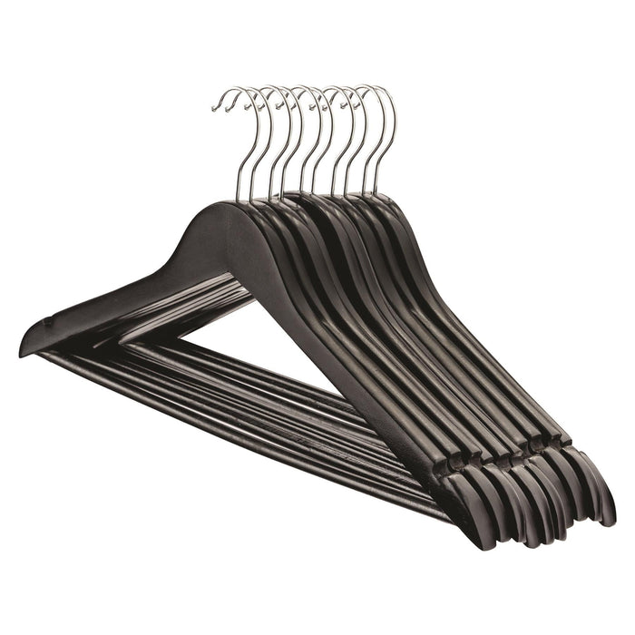 Wooden Coat Hangers - Pack of 10