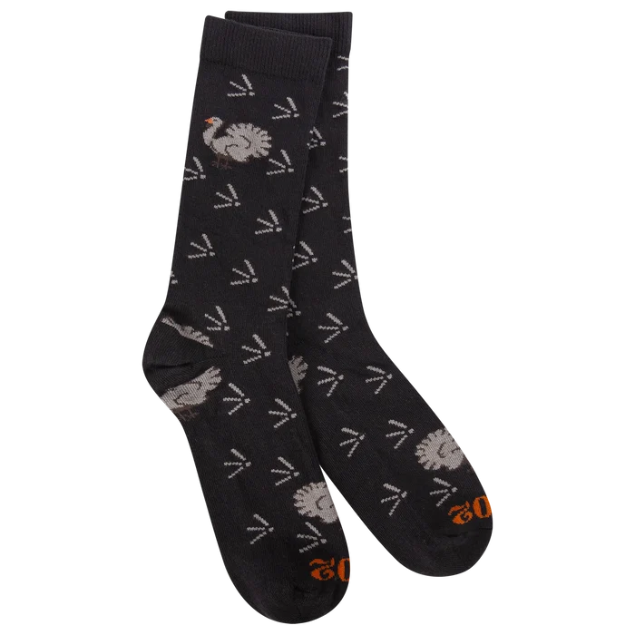 World's Softest Socks - Turkey Trot Transit Crew - Findlay Rowe Designs