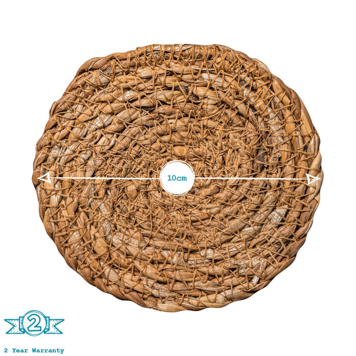 Woven Typha Coasters - Pack of 6