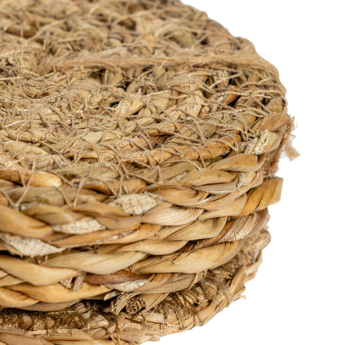 Woven Typha Coasters - Pack of 6