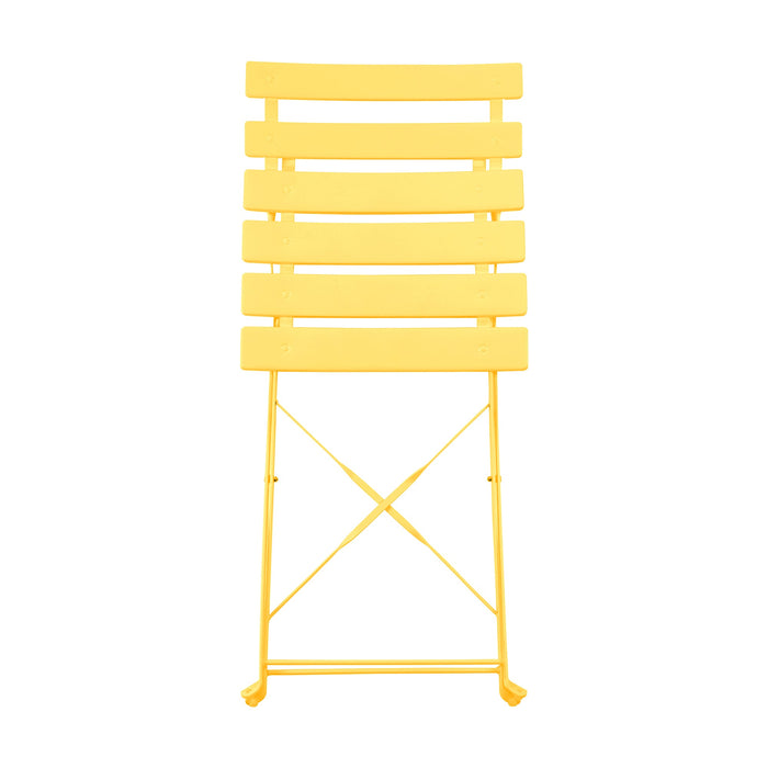 Yellow Two-Seater Round Bistro Set