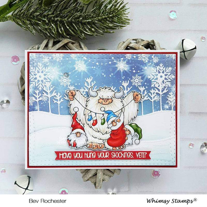 Yeti for Christmas Clear Stamps - Whimsy Stamps