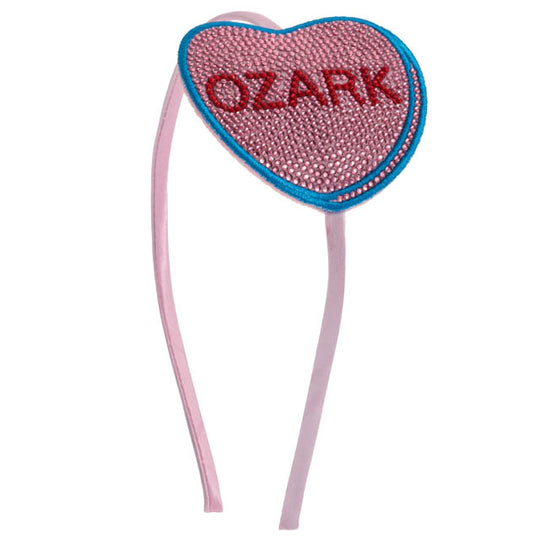 Youth Rhinestone Heart Headband- Ozark