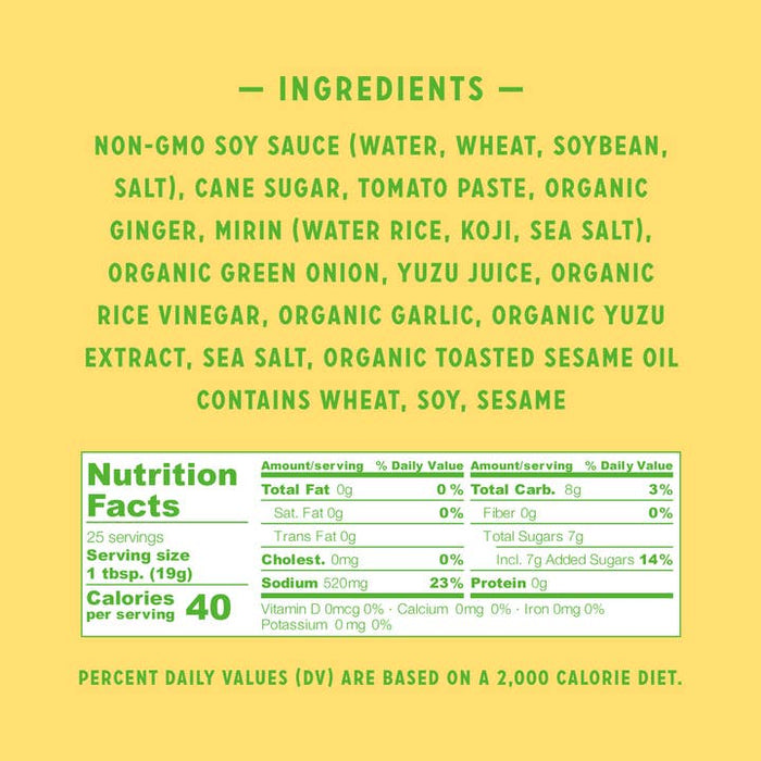 YUZU JAPANESE BBQ SAUCE